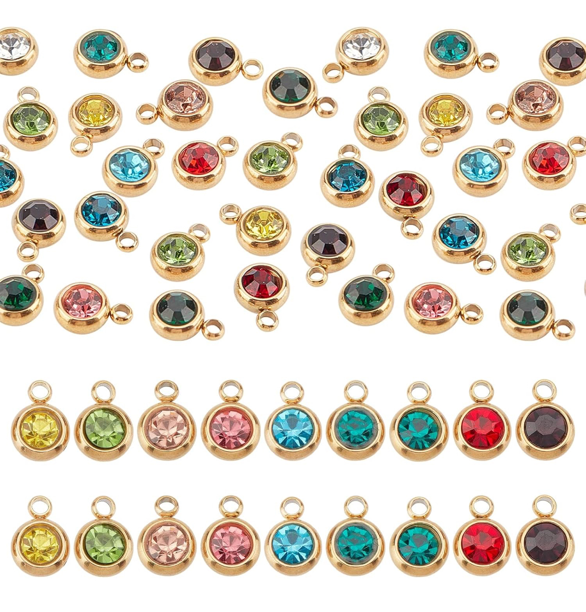 Customized Threader Earrings (Gold Tone) - Image 3