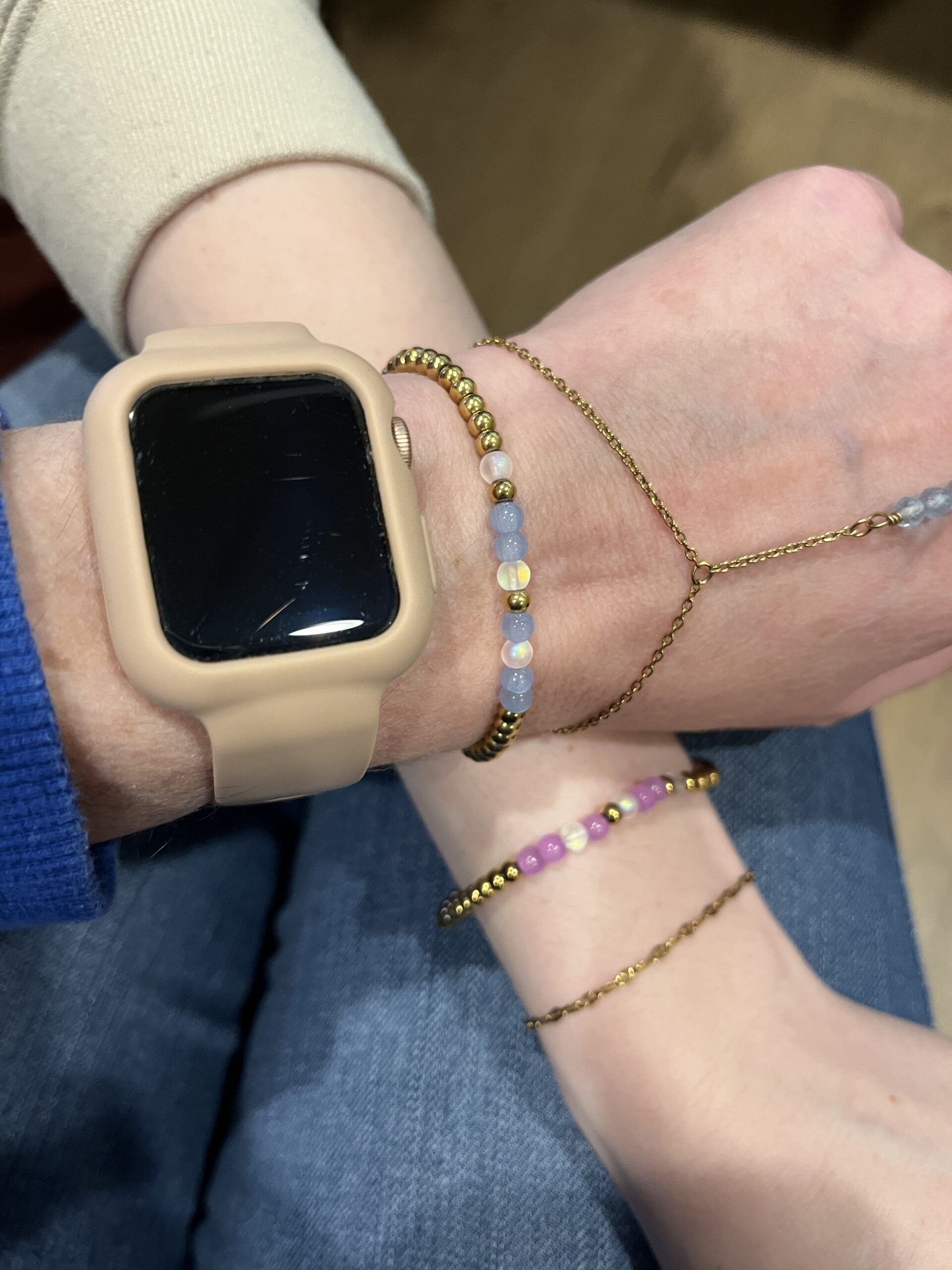 Morse Code Stretchy Beaded Bracelet (BETA TEST)