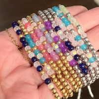 Morse Code Beaded Bracelet